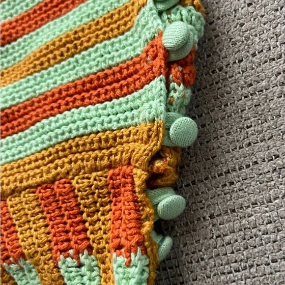 NWT UO Seraphina Striped High Neck Knit Top - Medium - Picture 8 of 13